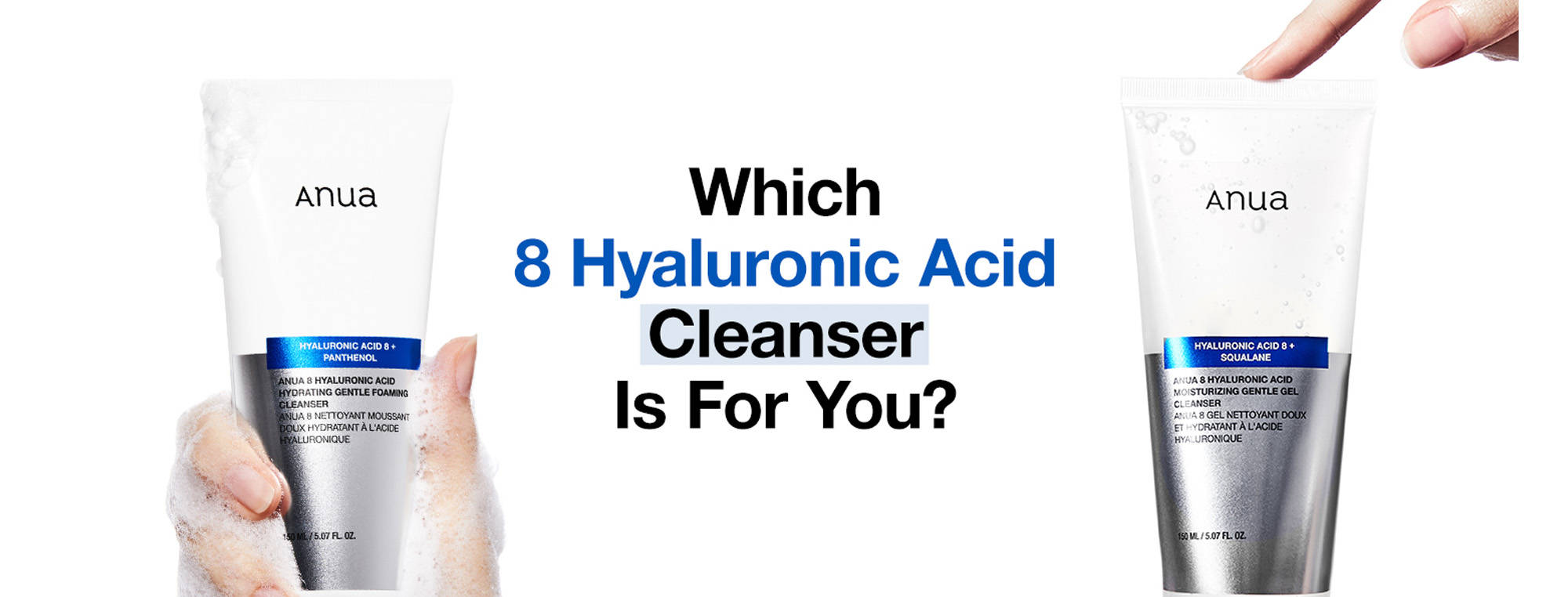 Anua 8 Hyaluronic Acid Moisturizing Gentle Gel Cleanser
