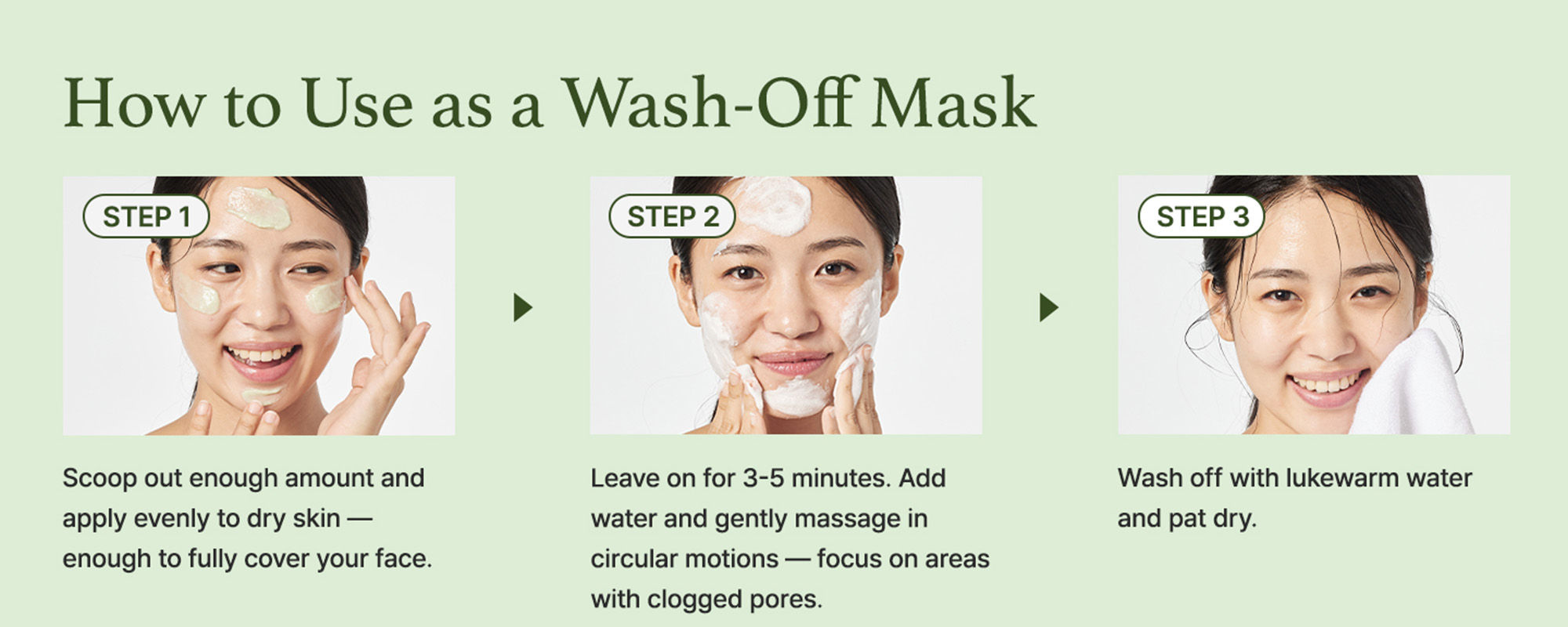 Arencia Fresh Green Rice Mochi Cleanser