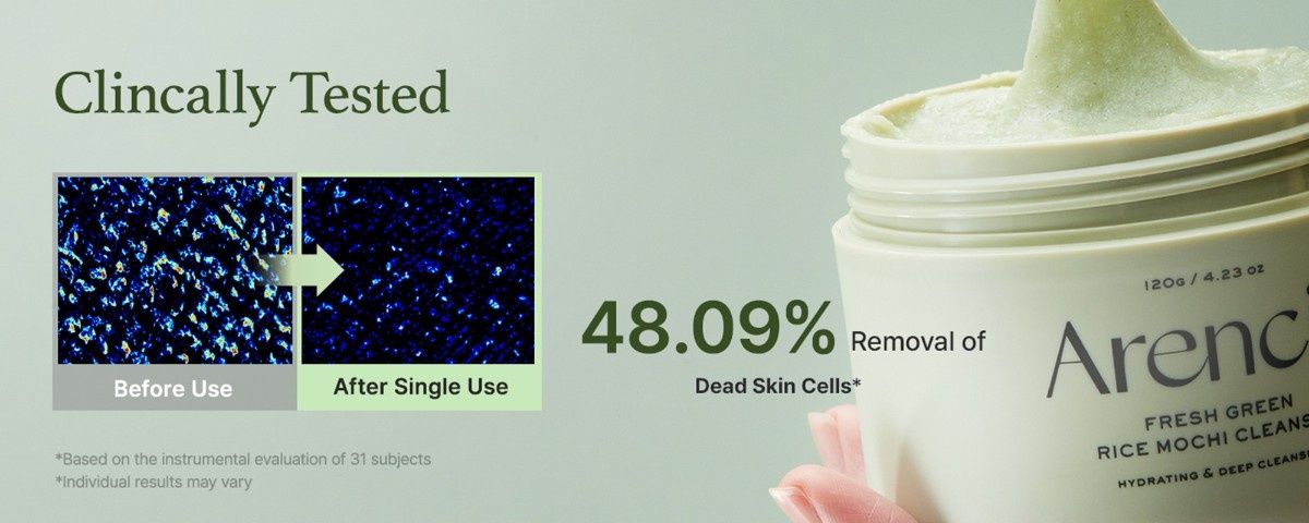 Arencia Fresh Green Rice Mochi Cleanser