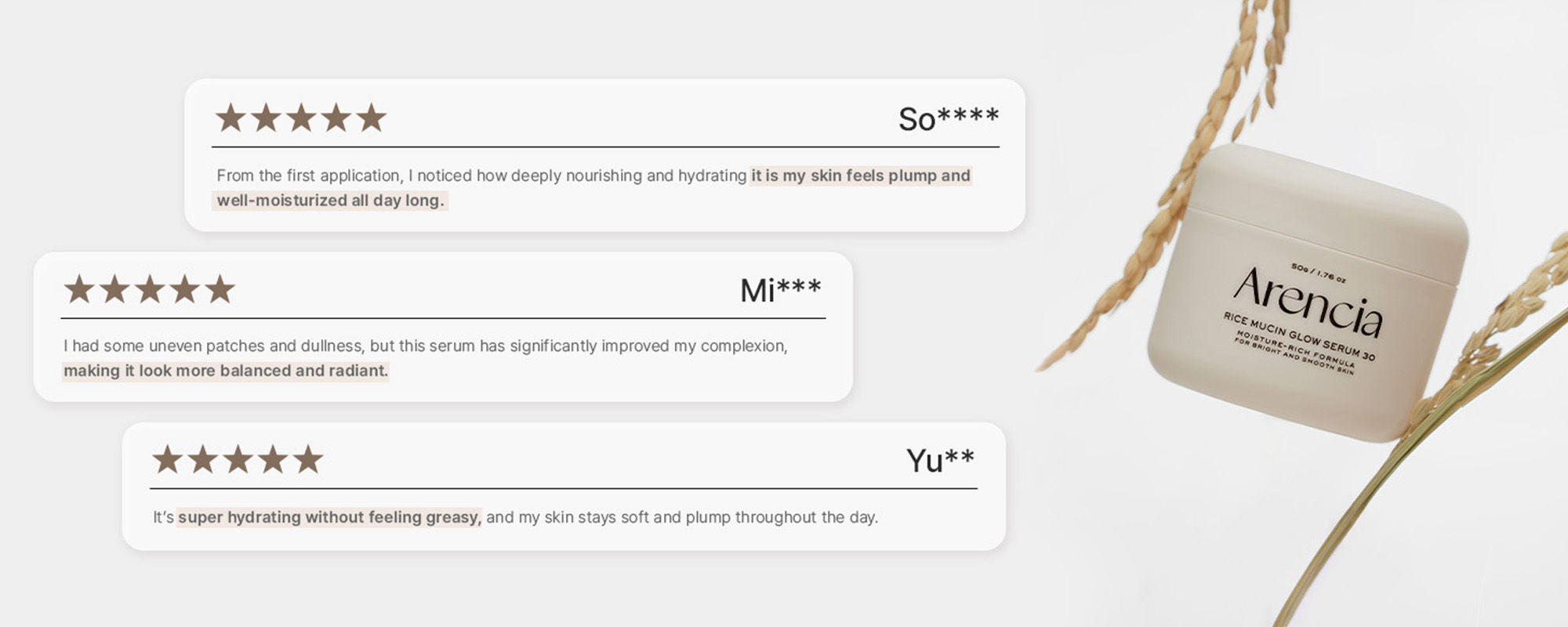 Arencia Fresh Green Rice Mochi Cleanser