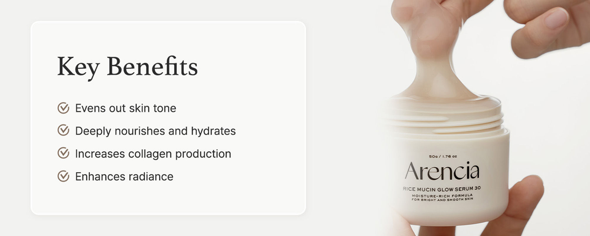 Arencia Fresh Green Rice Mochi Cleanser