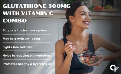 l carnitine and glutathione together Buy Carbamide Forte Japanese Reduced L Glutathione 500mg with Vitamin C  from Amla, Veg Tablets Online