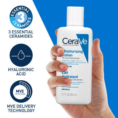 CeraVe Moisturizing Body Lotion For Dry To Very Dry Skin With Ceramides,  Dermatologist Recommended