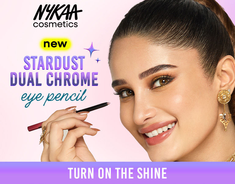 Nykaa Cosmetics Stardust Dual Chrome Eye Pencil