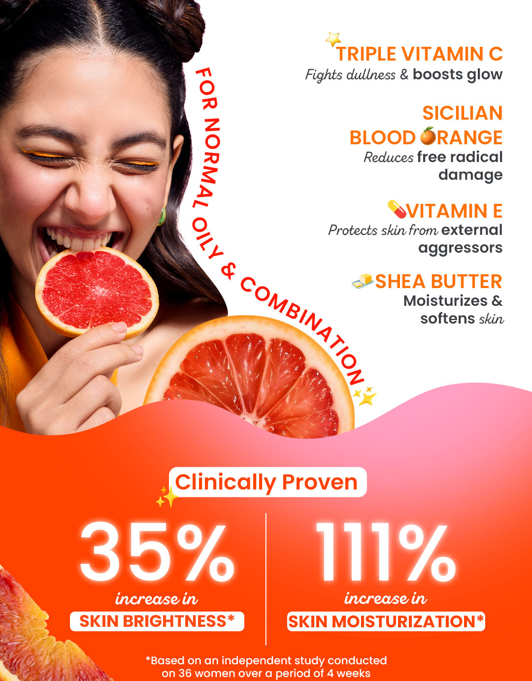 Dot & Key Vitamin C + E Sorbet Super Bright Moisturizer For Face | Vitamin C Face Moisturizer|Reduces Skin Dullness|Oil Free & Lightweight | For All Skin Types | 60Ml | Dark Spots | Light sorbet gel | Provides the perfect makeup base | Combination skin