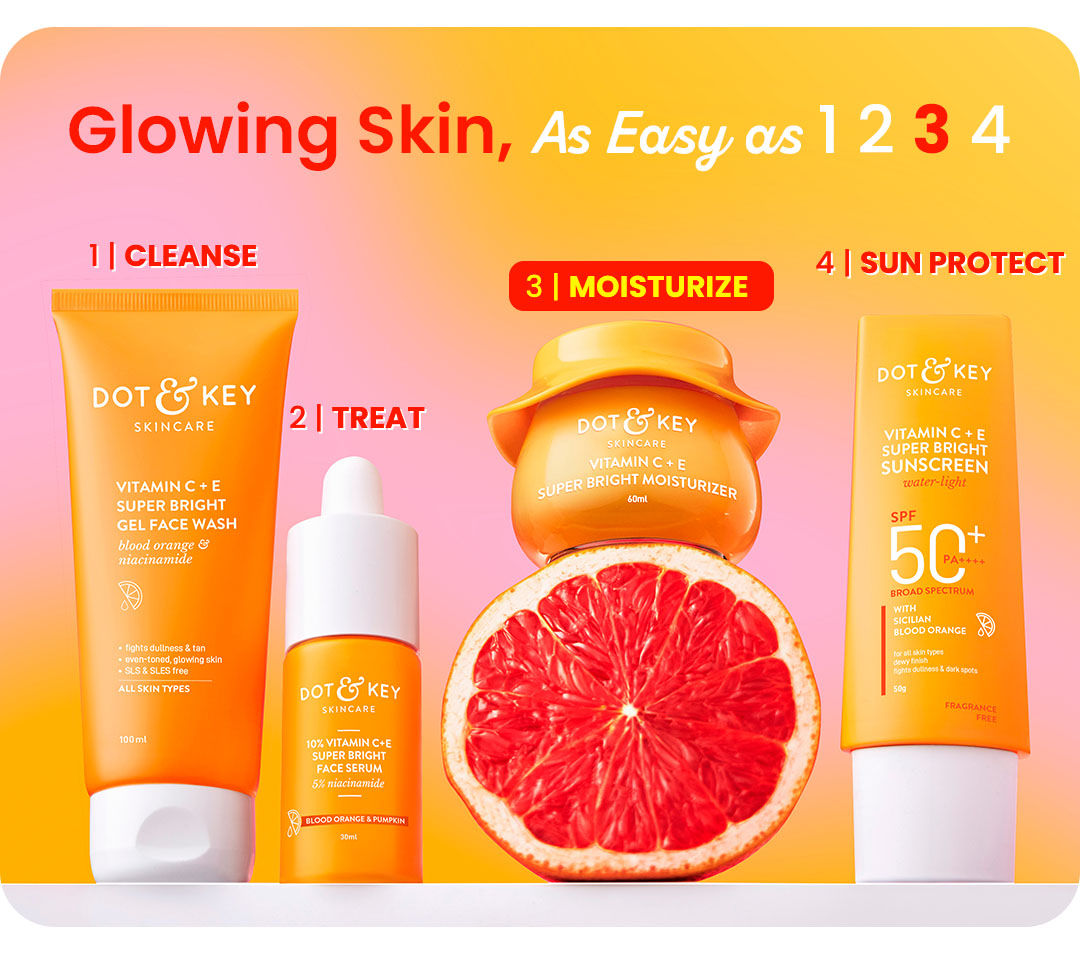 Dot & Key Vitamin C + E Sorbet Super Bright Moisturizer For Face | Vitamin C Face Moisturizer|Reduces Skin Dullness|Oil Free & Lightweight | For All Skin Types | 60Ml | Dark Spots | Light sorbet gel | Provides the perfect makeup base | Combination skin