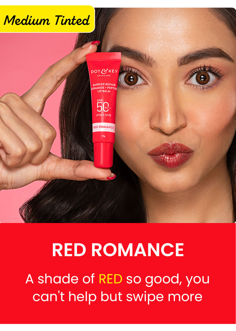SPF 50 ceramide lip balm, Tinted lip balm with peptides, Lip repair with ceramides