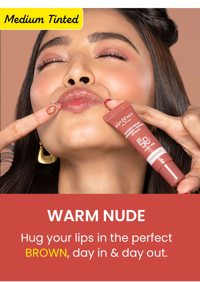 Ceramide barrier protection, Moisturizing tinted lip treatment, Lip balm with ceramides and peptides, Tinted lip balm with SPF and peptides