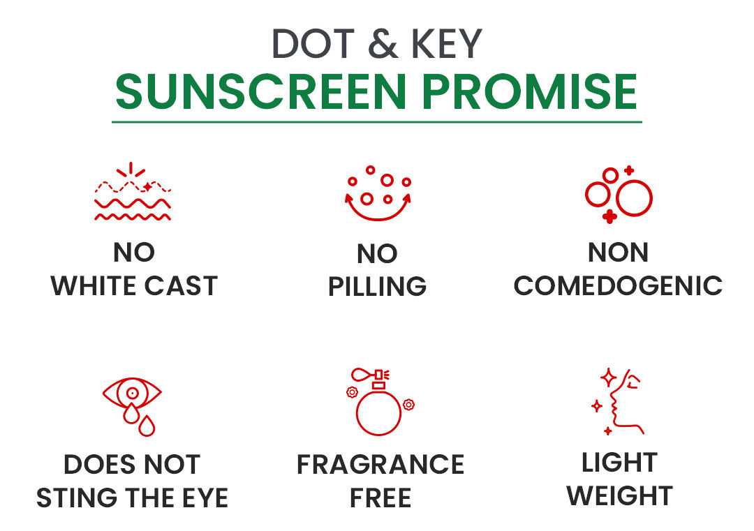 Dot & Key Strawberry Dew Tinted Sunscreen SPF 50+ Pa++++ - 01 Porcelain | Protection Against UA/UB | Broad Spectrum, Water & Sweat resistant | For All Skin Types | 50ml | Broad-spectrum protection | All-day wear | buildable coverage | medium | deep