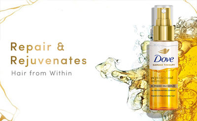 Buy Dove Peptide Bond Strength Bi-Phasic Oil+Serum Online
