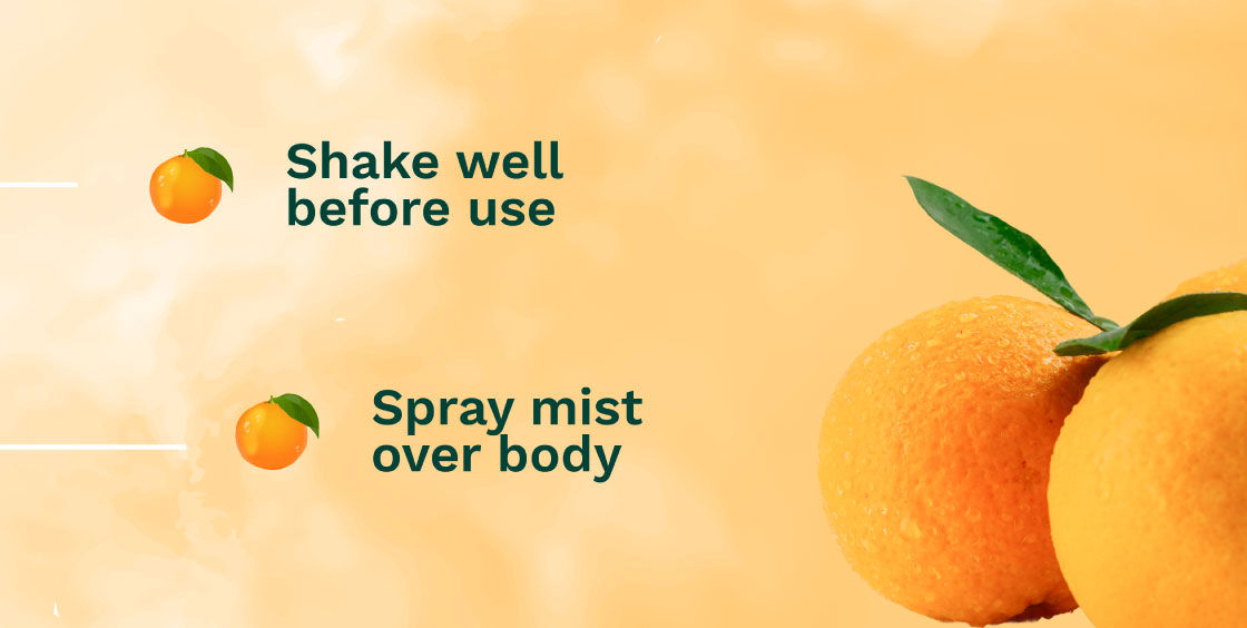 How to Use - Shake Well Before Use, Spray Mist Over Body
