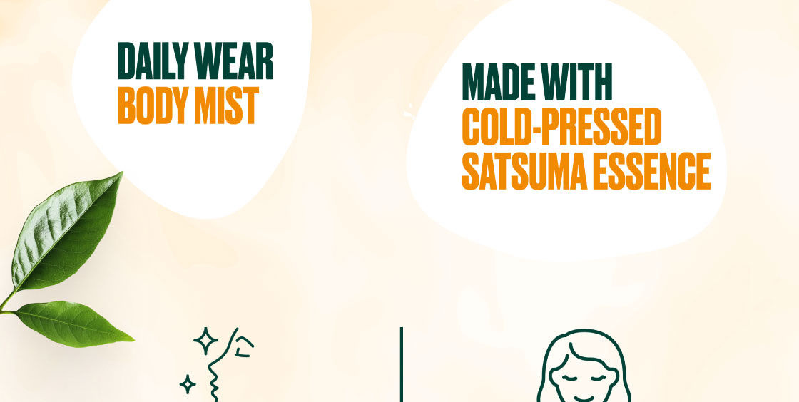 Daily Wear Body Mist, Cold-Pressed Satsuma Essence