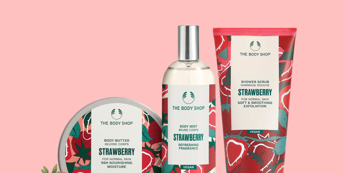 The Body Shop Strawberry Range
