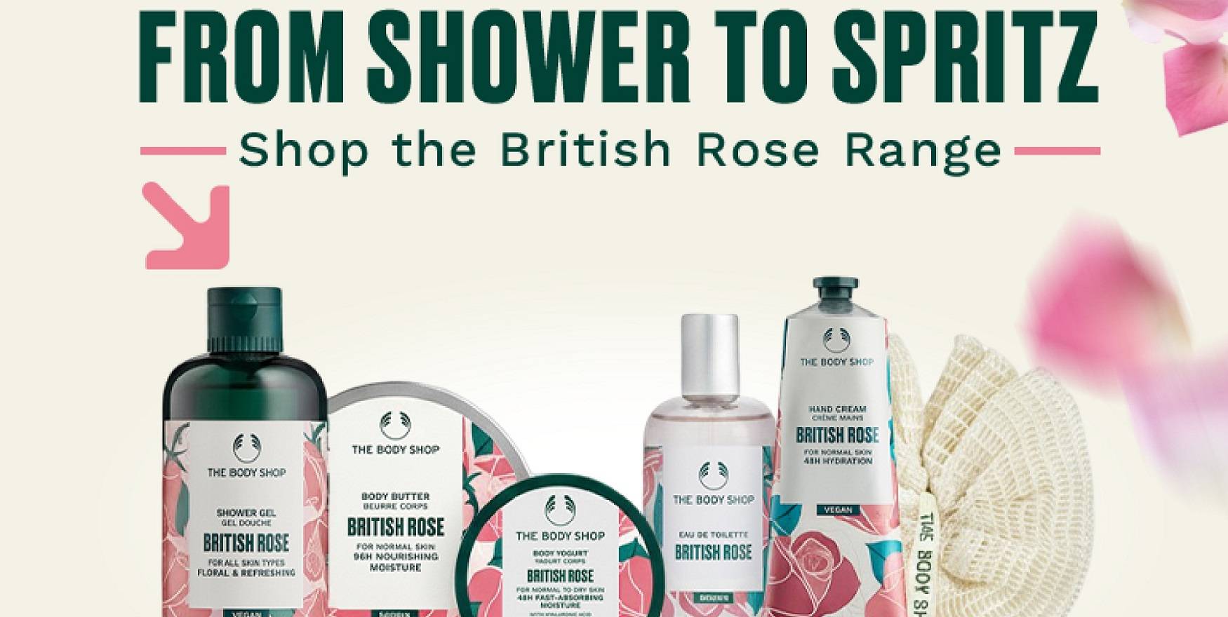 British Rose Range- From Shower to Spritz
