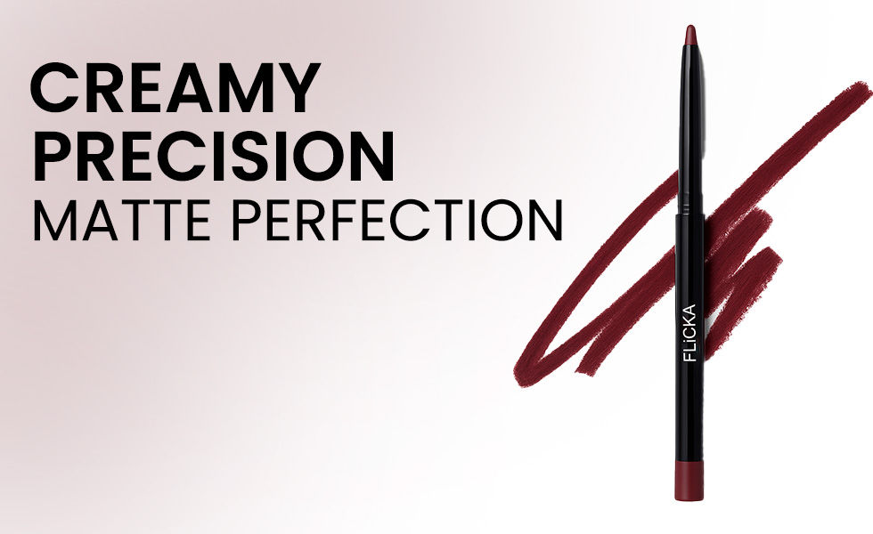 FLiCKA Essential Boundaries Lip Liner - Creamy Precision Matte Perfection