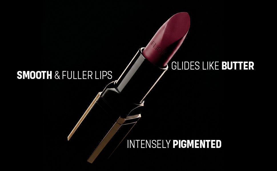 FLiCKA Lip Poetry Silky Matte Lipstick - Smooth and Fuller Lips, Glides Like Butter, Intensely Pigmented