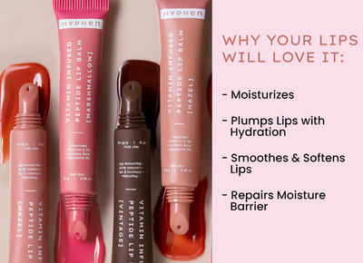 Buy Hyphen Tinted Lip Balm Hazel, 1% Vit E, 2% Squalane