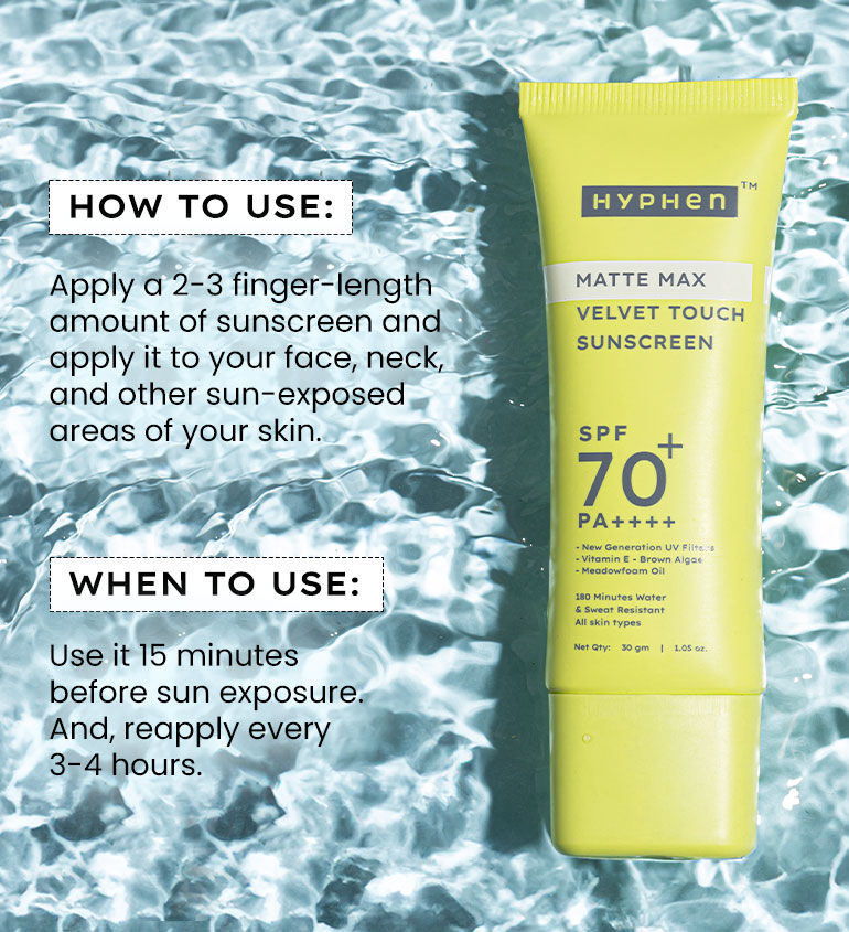 glowing sunscreen