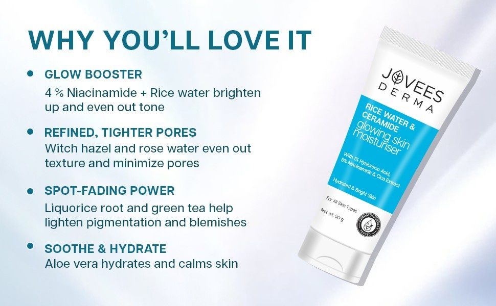 nia moisturiser CLEANSE & TONE | SOOTHE & HYDRATE | RICE WATER | 4% NIACINAMIDE | REFINED, TIGHTER PORES | 5% Niacinamide & Cica Extract | Hyaluronic Acid