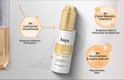 kaya glutathione A glow that speaks for itself! , Transform your skin with Kayas Gluta Glow Serum, packed with the magic of for an even, luminous finish. Its your time to shine! , #glutathione L - GLUTATHIONE TAB, Packaging