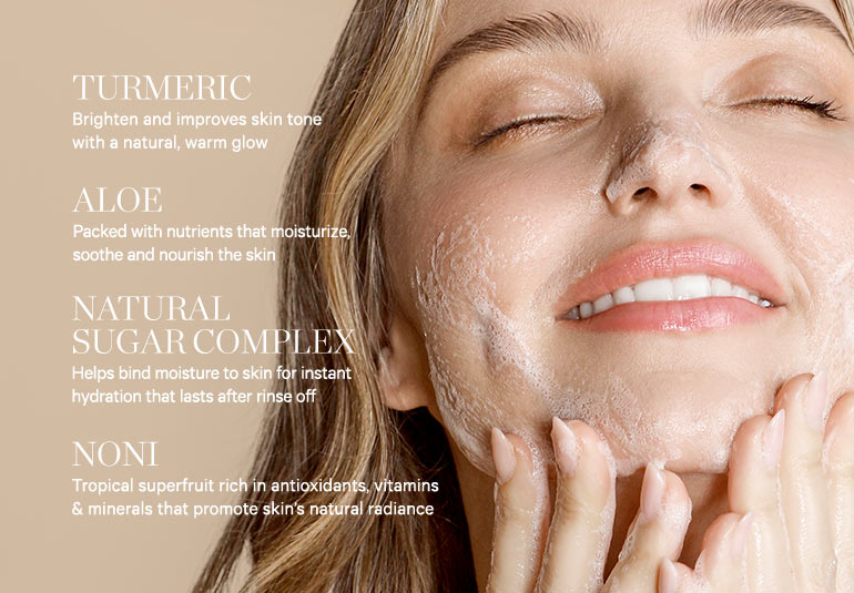 Buy Kora Organics Turmeric Glow Foaming Cleanser Cleanses
