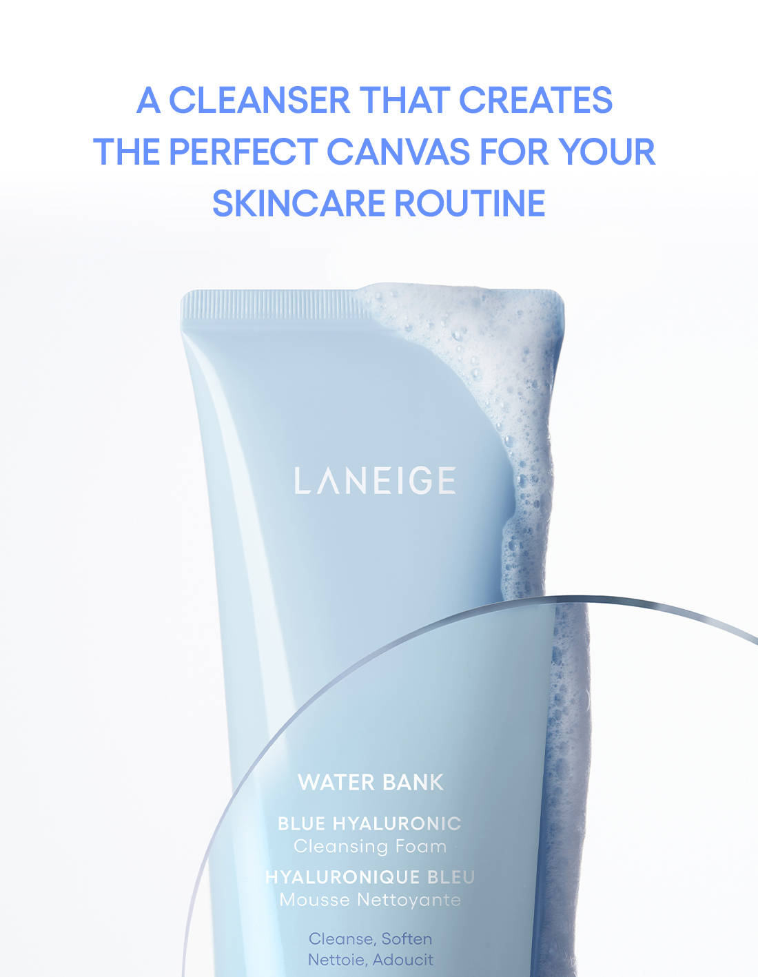 water bank foam cleanser page one.