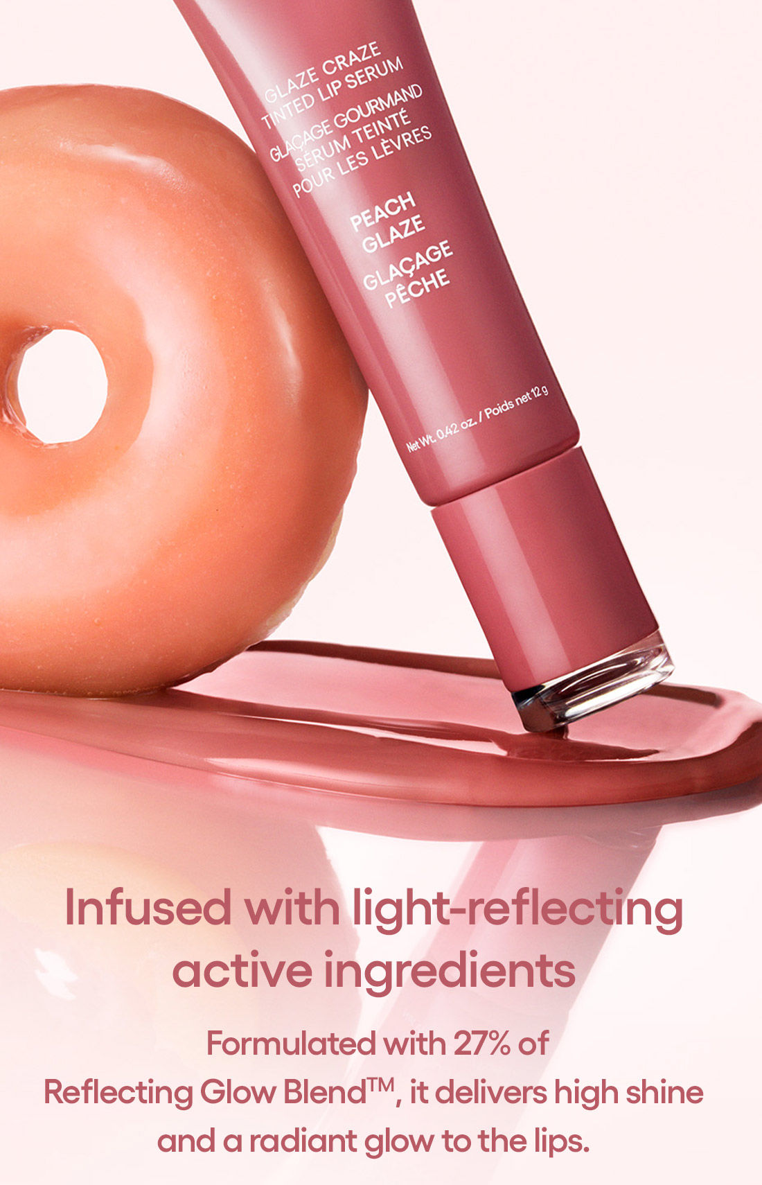 Lip Glaze tinted serum page nine.