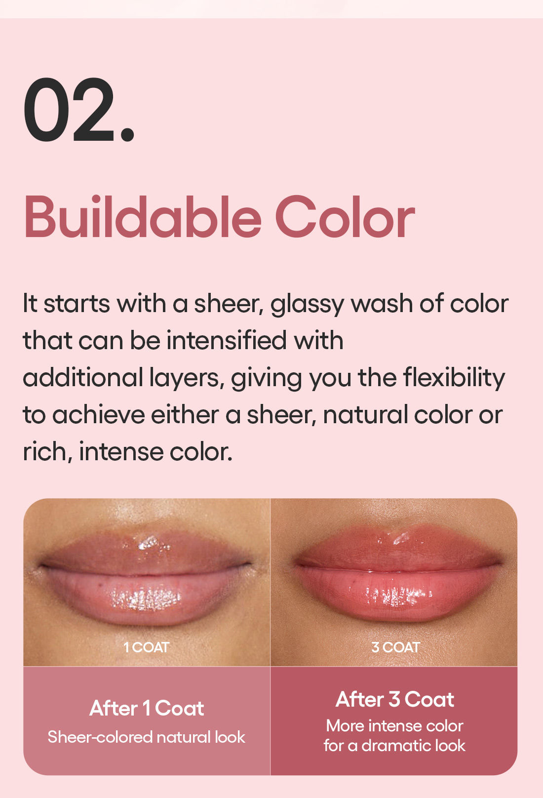 Lip Glaze tinted serum page ten.