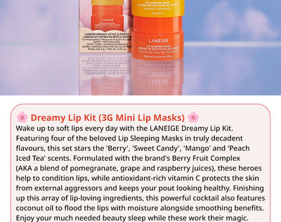 Buy LANEIGE Dreamy Lip Kit (3G Mini Lip Masks) Online
