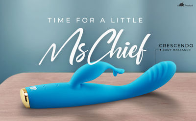Buy MsChief Crescendo Dual Sensual Vibrator-Personal Massager Online