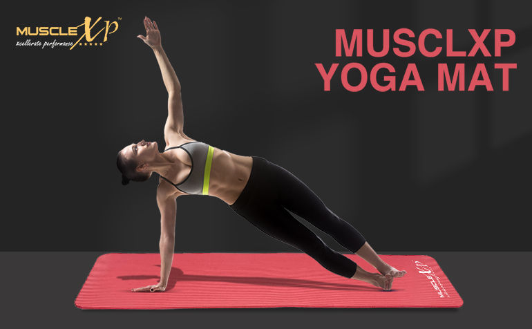 Buy MuscleXP Yoga Mat (13 Mm) Extra Thick Nbr Material For Men And