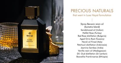 Buy NEESH Luxe Hayat Extrait De Parfum – Earthy Rose Oud Perfume
