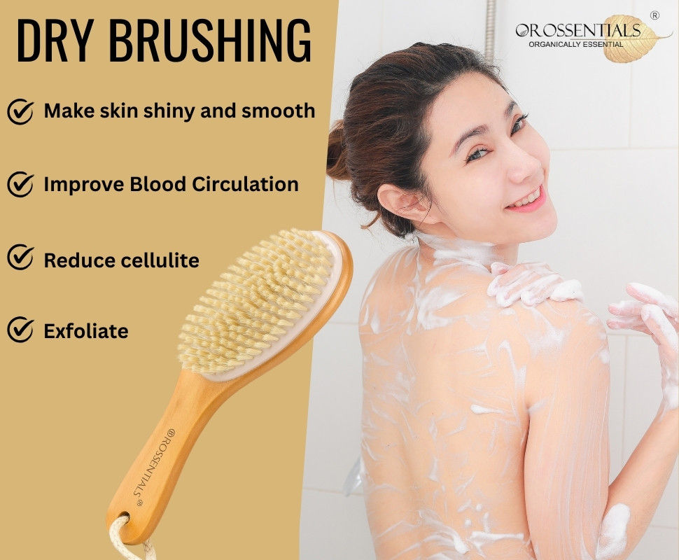 Dry Body Brush With Handle