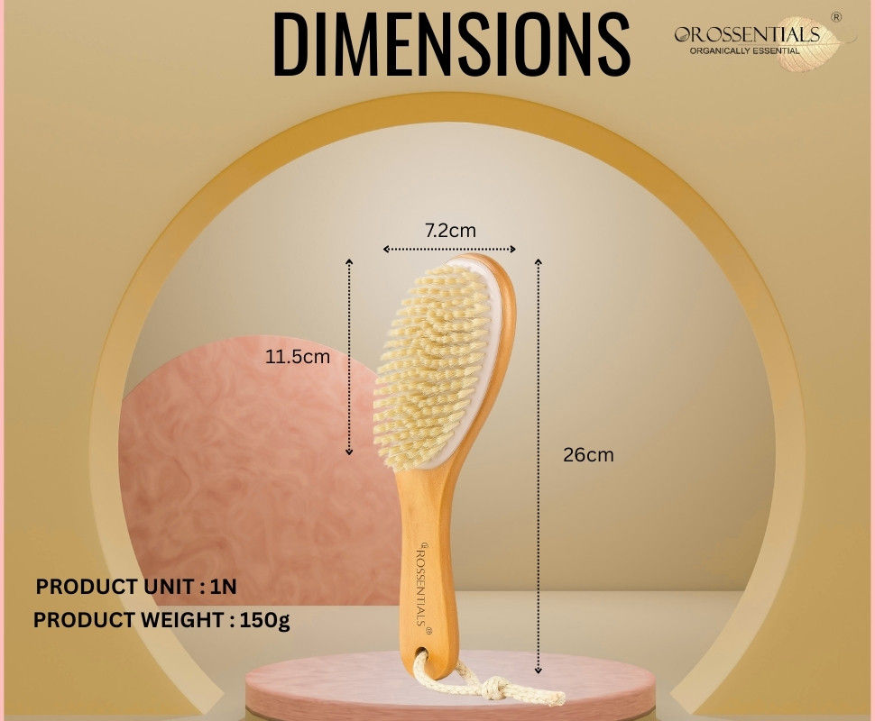 Dry Body Brush With Handle