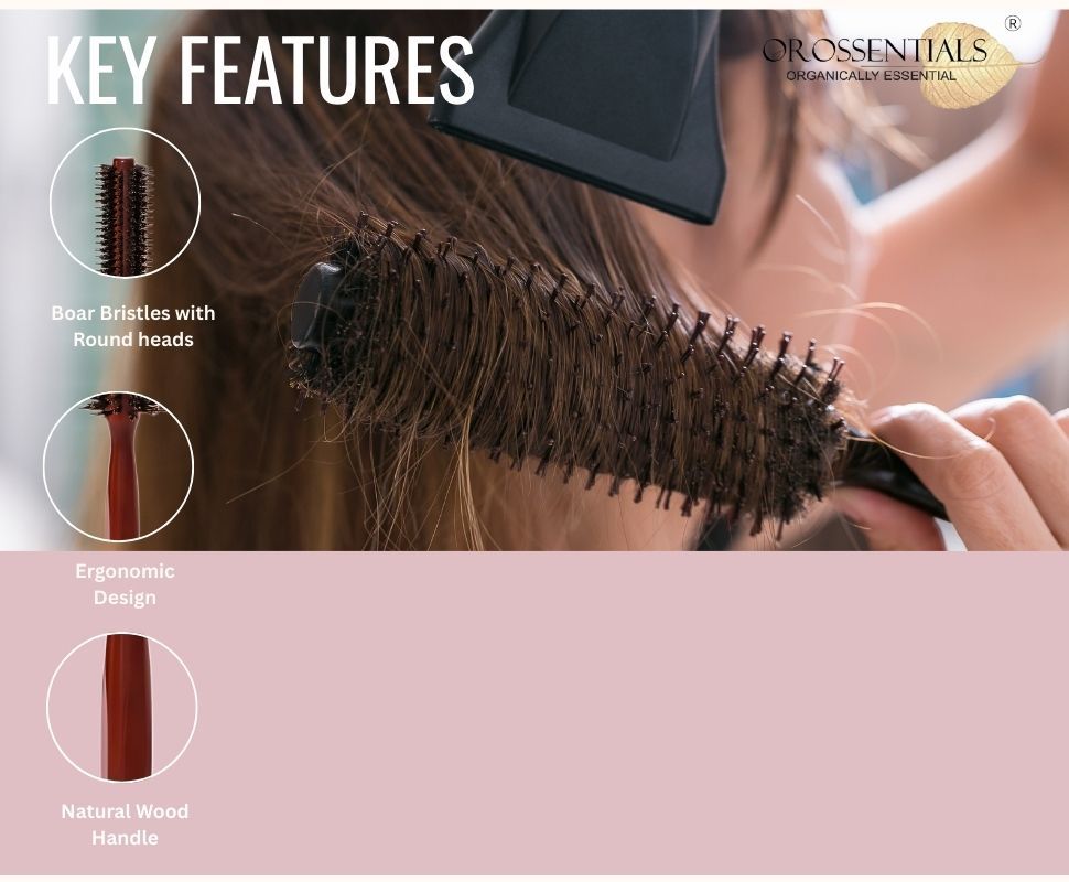 Round hair brush