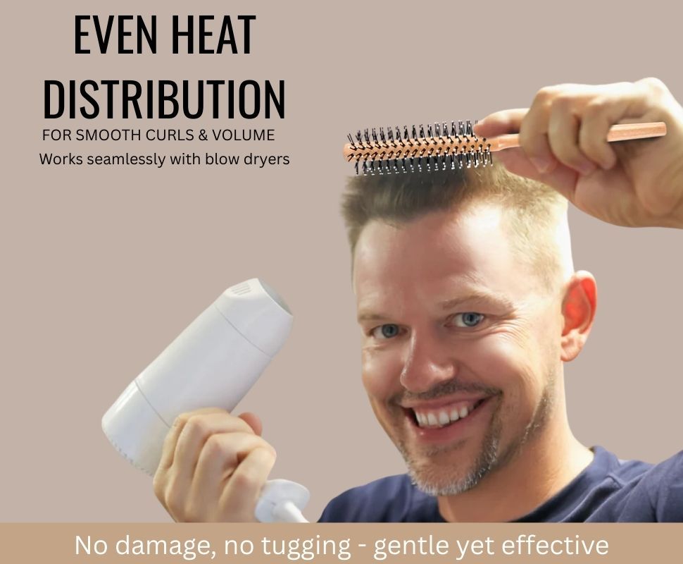 Round Nylon Hair Brush