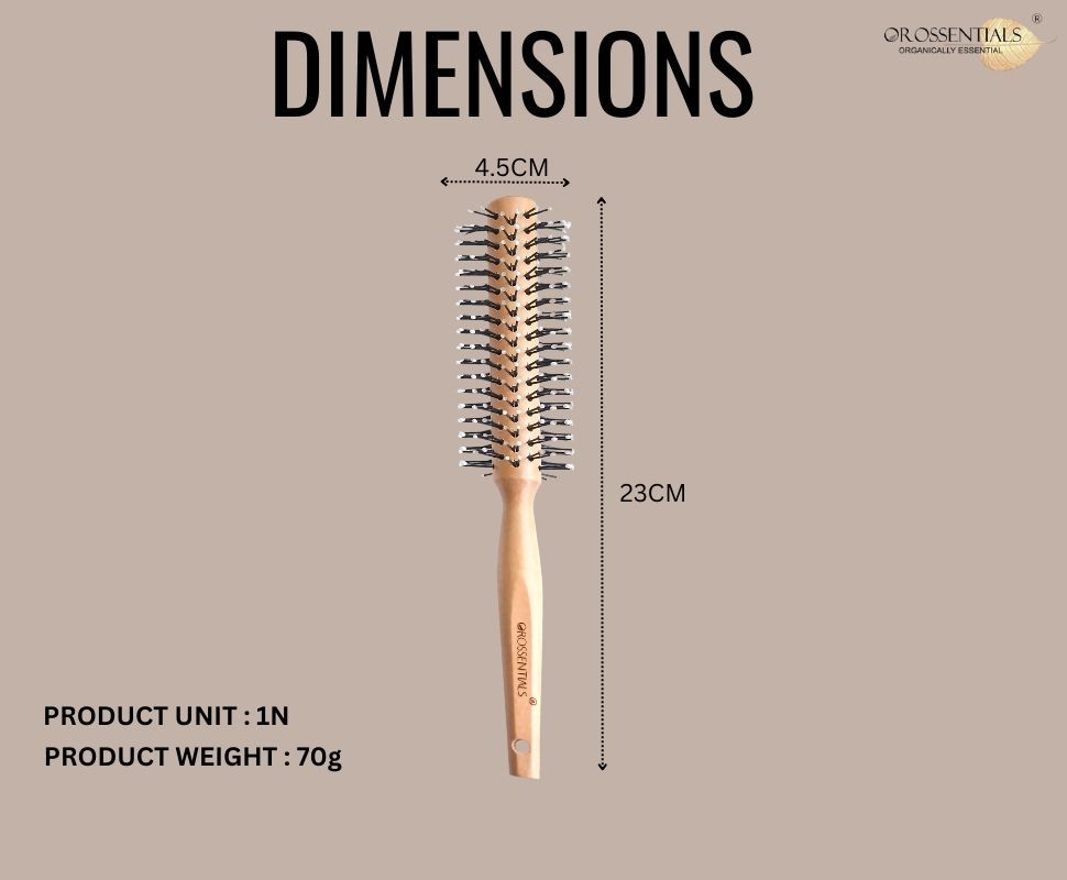 Round Nylon Hair Brush