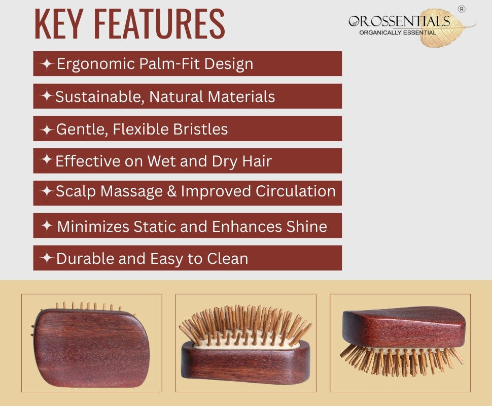 Premium Bair Brush Palm Tangle