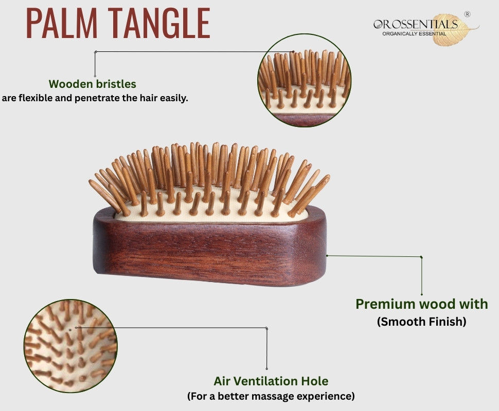 Premium Bair Brush Palm Tangle