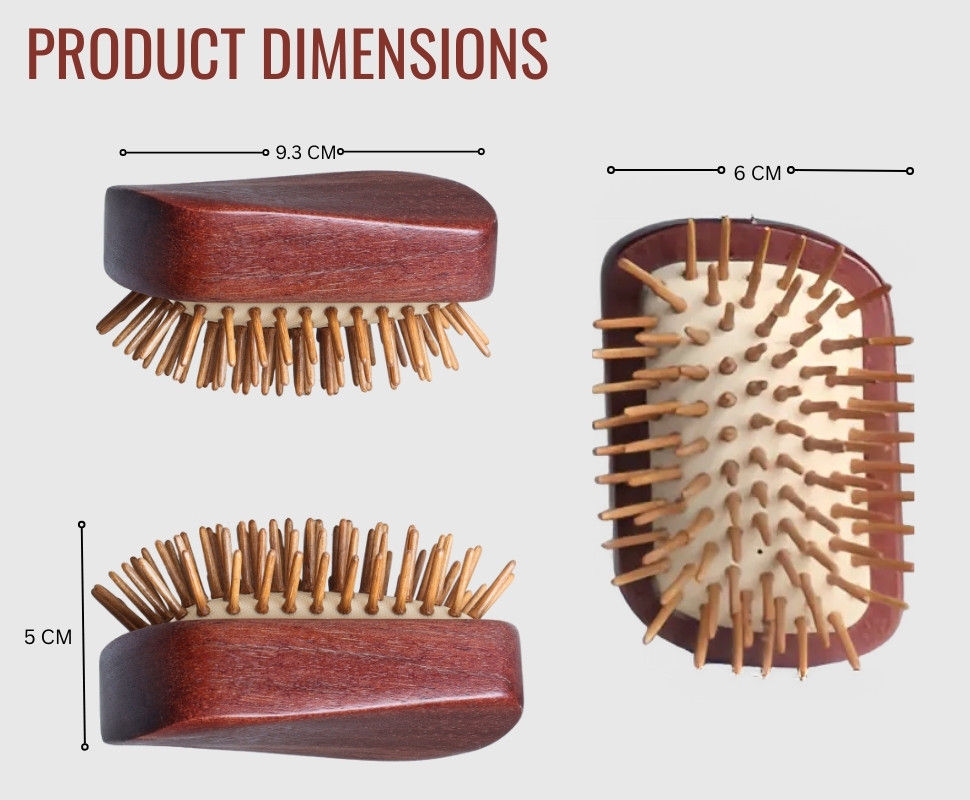 Premium Bair Brush Palm Tangle