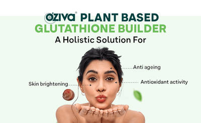oziva plant-based glutathione builder (with ALA, Skin Vitamins ) for Skin Brightening & Anti-Ageing (Pack of 2) Mayara Lindsey Trident Peptide UK - Color:GLC873 Corset