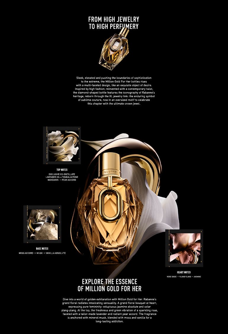 Buy Paco Rabanne Million Gold Eau De Parfum For Her Online