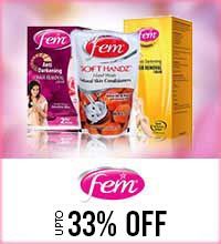 Get Online Offers on Fem Products Upto 33%