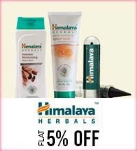 Get Online Offers on Himalaya Herbals Products Flat 5%