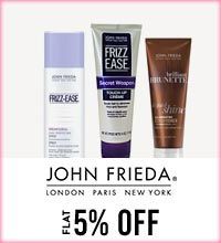Get Online Offers on John Freida Products Flat 5%