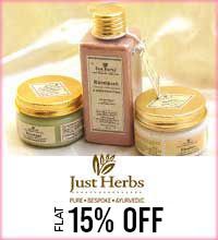 Get Online Offers on Just Herbs Products Flat 15%