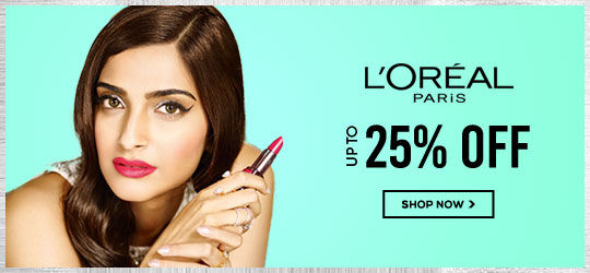Get Online Offers on Loreal Paris Products Upto 25%