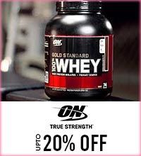 Get Online Offers on Optimum Nutrition Products Upto 20%