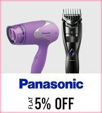 Get Online Offers on Panasonic Products Flat 5%