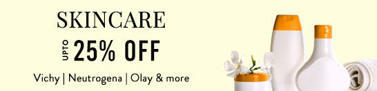 Get Online Offers on Skincare Products Upto 25%